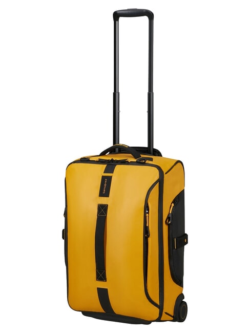 PARADIVER LIGHT Cabin-sized wheeled duffel bag yellow - Duffle bags