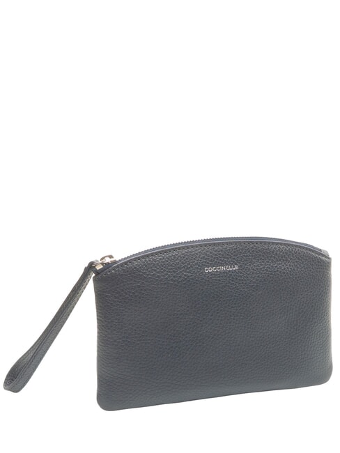 ROUNDED ENVELOPE Leather clutch bag midnight blue - Women&rsquo;s Bags