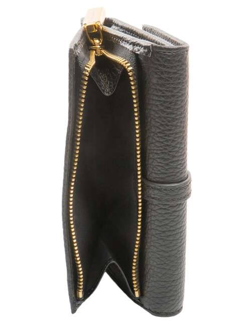CHERRY Medium Leather Wallet Black - Women&rsquo;s Wallets