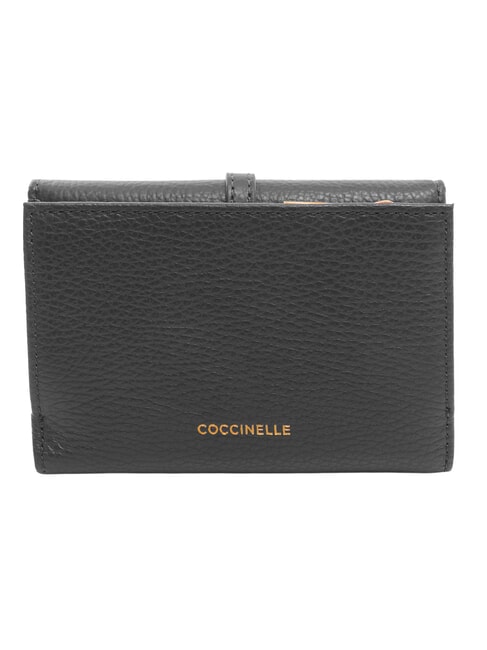 CHERRY Medium Leather Wallet Black - Women&rsquo;s Wallets