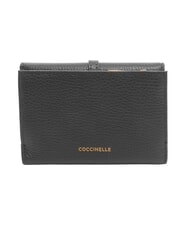 COCCINELLE CHERRY Medium Leather Wallet Black - Women&rsquo;s Wallets - 4
