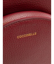 COCCINELLE ALPHA Leather backpack currant - Women&rsquo;s Bags - 4