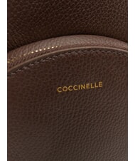 COCCINELLE ALPHA Leather backpack brunette - Women&rsquo;s Bags - 4