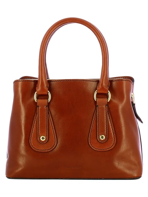 CECILIA Leather handbag, with shoulder strap BROWN - Women&rsquo;s Bags