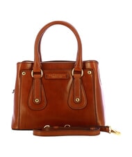 THE BRIDGE CECILIA Leather handbag, with shoulder strap BROWN - Women&rsquo;s Bags - 4