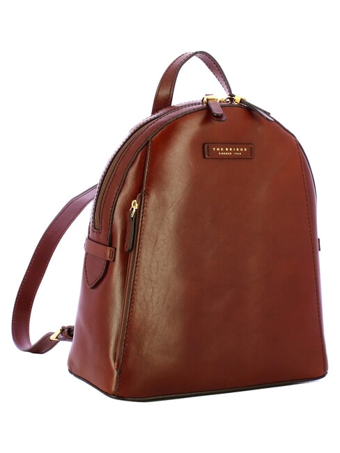 COSTANZA Leather backpack with side pocket BROWN - Women&rsquo;s Bags