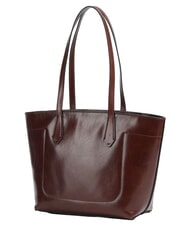 THE BRIDGE GUELFA Leather shoulder shopper bag BROWN - Women&rsquo;s Bags - 2