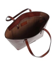 THE BRIDGE GUELFA Leather shoulder shopper bag BROWN - Women&rsquo;s Bags - 3