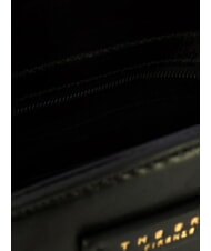 THE BRIDGE COSTANZA Mini leather shoulder bag Black Gold - Women&rsquo;s Bags - 4