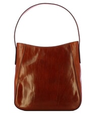 THE BRIDGE MADDALENA Hobo shoulder bag, in leather BROWN - Women&rsquo;s Bags - 3