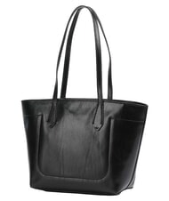 THE BRIDGE GUELFA Leather shoulder shopper bag Black Gold - Women&rsquo;s Bags - 2