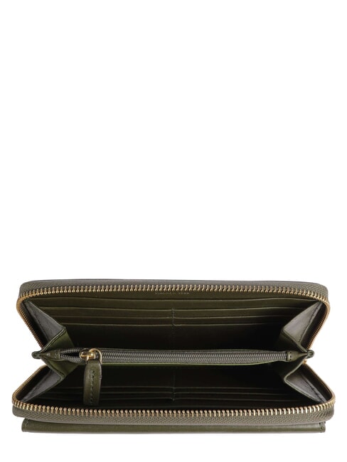 GINEVRA Large leather wallet thyme abb gold - Women&rsquo;s Wallets