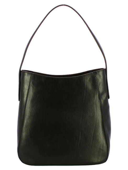 MADDALENA Hobo shoulder bag, in leather Black Gold - Women&rsquo;s Bags