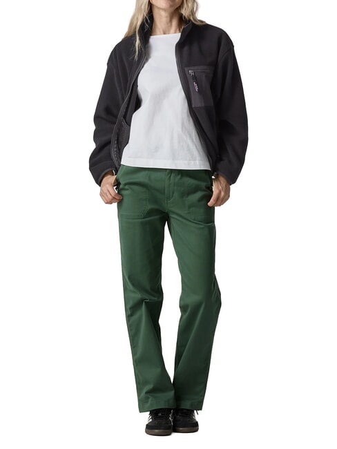 SYNCH Recycled fleece jacket black solid - Women's Jackets