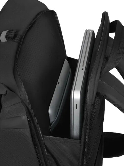 MODERNY 15.6" laptop backpack, expandable BLACK - Laptop backpacks