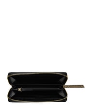 BORBONESE BIRDIE Large leather wallet black / natural op - Women&rsquo;s Wallets - 2