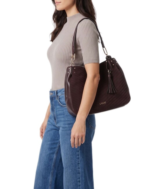 CIRRY Medium shoulder bag red aubergine - Women&rsquo;s Bags