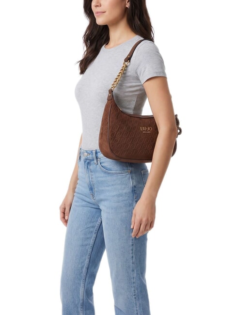 RIDHI Embossed Shoulder bag, with shoulder strap tobacco - Women&rsquo;s Bags