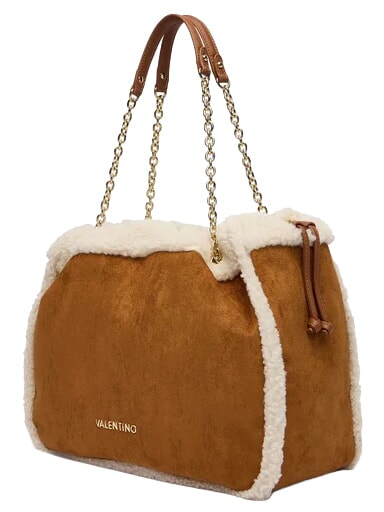 MAX Shoulder bag, with chain leather/ecru - Women&rsquo;s Bags