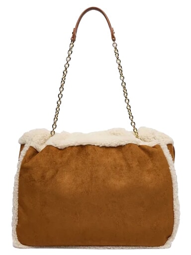 MAX Shoulder bag, with chain leather/ecru - Women&rsquo;s Bags