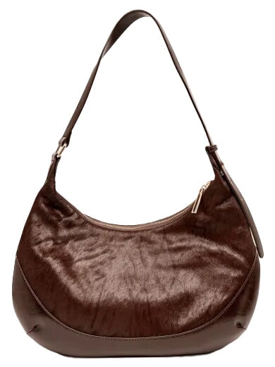 APOLLINE Shoulder bag, leather coffee" - Women&rsquo;s Bags