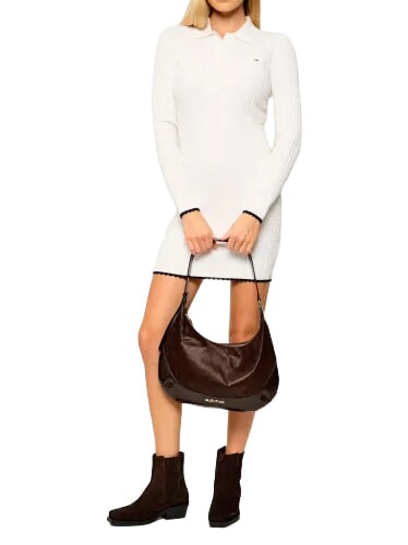 APOLLINE Shoulder bag, leather coffee" - Women&rsquo;s Bags