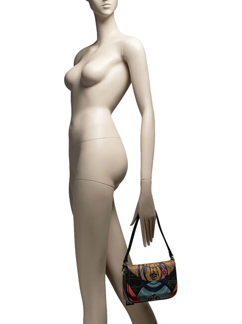 PLANETARIUM Mini shoulder bag, with shoulder strap planet.black print - Women&rsquo;s Bags