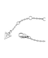GUESS TINY PEARLY Necklace with central charm with G logo SILVER - Necklaces - 3