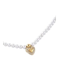 GUESS LOVE BITES Heart-shaped pendant necklace yellow gold - Necklaces - 2