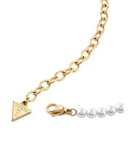 GUESS LOVE BITES Heart-shaped pendant necklace yellow gold - Necklaces - 3