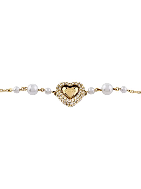 BELOVED Heart-shaped charm bracelet yellow gold - Bracelets