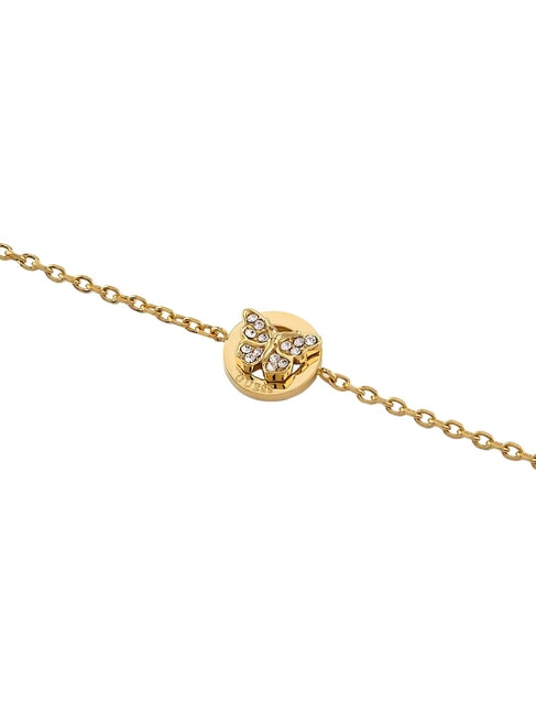 BORBOLETA Butterfly Charm Bracelet yellow gold - Bracelets
