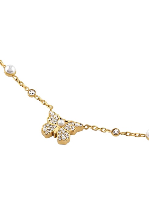 BORBOLETA Butterfly Pendant Necklace yellow gold - Necklaces