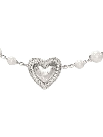 BELOVED Heart-shaped charm bracelet SILVER - Bracelets