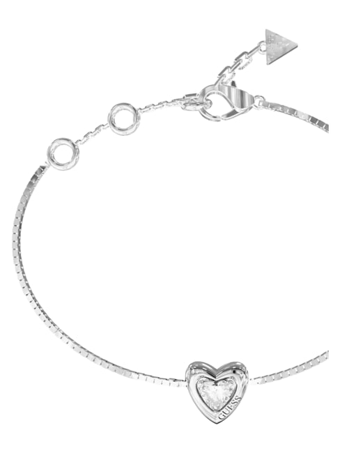 BELOVED Bracelet, heart-shaped charm SILVER - Bracelets