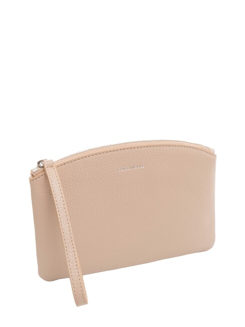 ROUNDED ENVELOPE Leather clutch bag rosette - Women&rsquo;s Bags