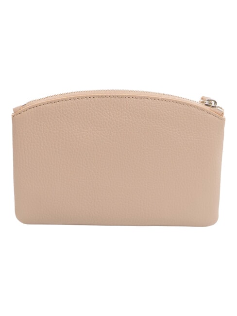 ROUNDED ENVELOPE Leather clutch bag rosette - Women&rsquo;s Bags