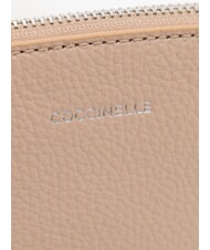 COCCINELLE ROUNDED ENVELOPE Leather clutch bag rosette - Women&rsquo;s Bags - 4
