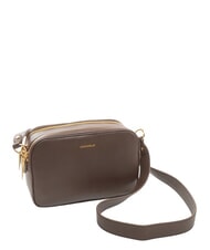 COCCINELLE ALPHA Mini shoulder bag, in leather brunette - Women&rsquo;s Bags - 2