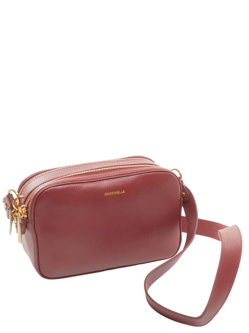 ALPHA Mini shoulder bag, in leather currant - Women&rsquo;s Bags