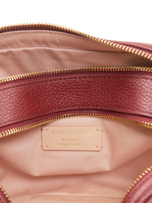 ALPHA Mini shoulder bag, in leather currant - Women&rsquo;s Bags