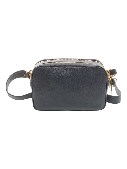 ALPHA Mini shoulder bag, in leather midnight blue - Women&rsquo;s Bags