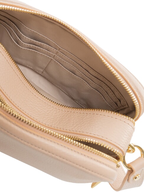 ALPHA Mini shoulder bag, in leather rosette - Women&rsquo;s Bags