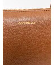 COCCINELLE ALPHA Leather Shopping Bag cognac - Women&rsquo;s Bags - 4