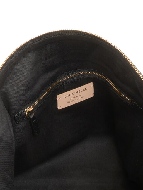 ALPHA Leather Shopping Bag Black - Women&rsquo;s Bags