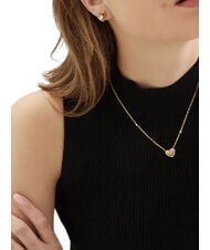 GUESS BELOVED Earrings, heart shape yellow gold - Earrings - 4