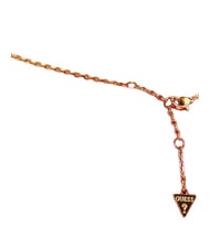 GUESS STYLISH GUESS Necklace, coin shape with logo yellow gold - Necklaces - 3