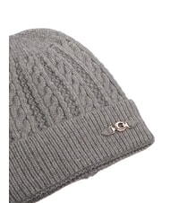 GUESS FRANCES KNITTED Knitted hat with cuff gray - Hats - 3