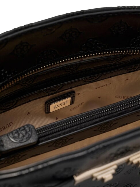 CARMELLA Handbag, double handle black logo - Women&rsquo;s Bags