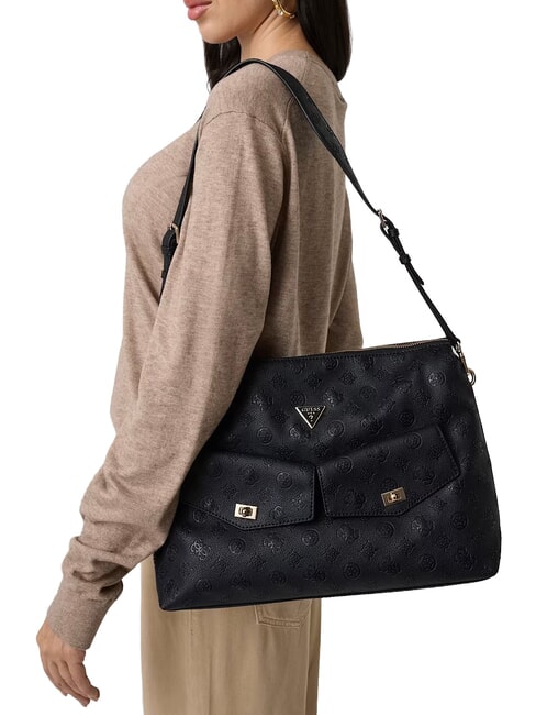 BLAKE Shoulder bag, adjustable black logo - Women&rsquo;s Bags